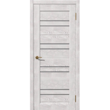 Дверь межкомнатная Дубрава Сибирь Форет ЛИНИЯ НОВ Дуб пепельный, стекло графит